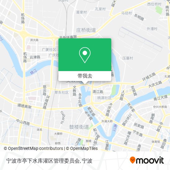宁波市亭下水库灌区管理委员会地图