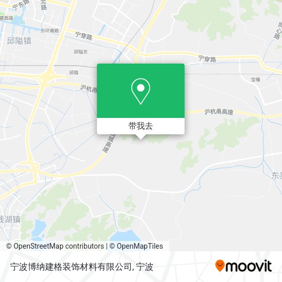 宁波博纳建格装饰材料有限公司地图