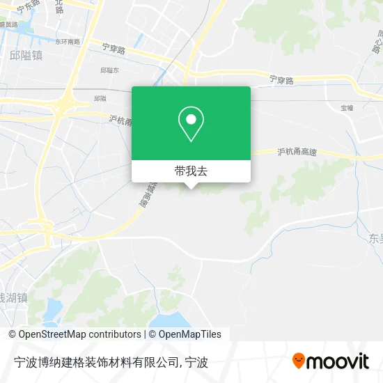 宁波博纳建格装饰材料有限公司地图