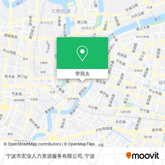 宁波市宏业人力资源服务有限公司地图
