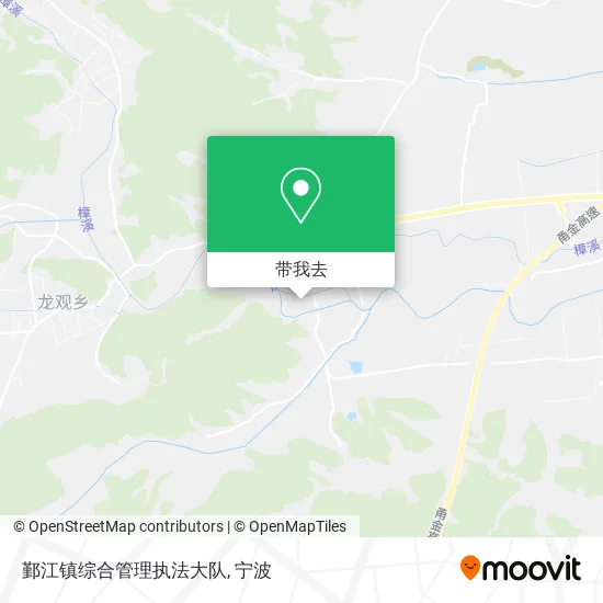 鄞江镇综合管理执法大队地图