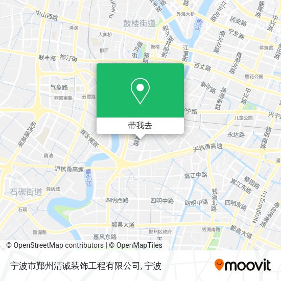 宁波市鄞州清诚装饰工程有限公司地图