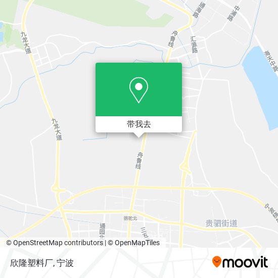 欣隆塑料厂地图