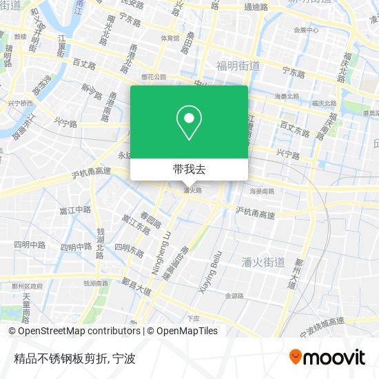 精品不锈钢板剪折地图
