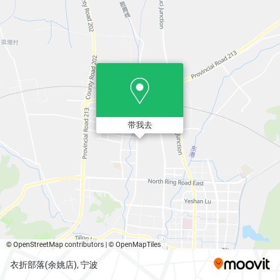 衣折部落(余姚店)地图