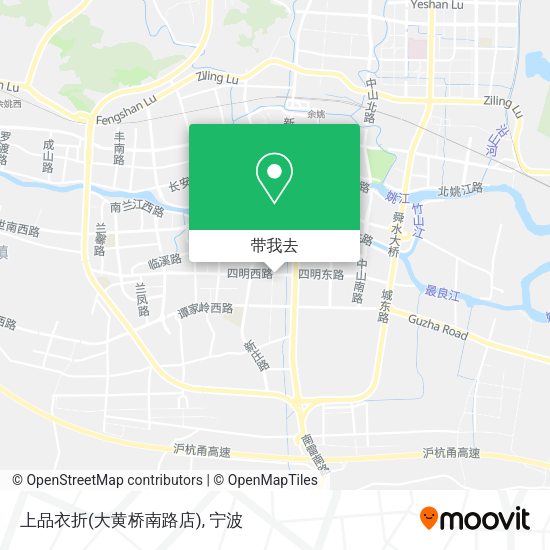 上品衣折(大黄桥南路店)地图