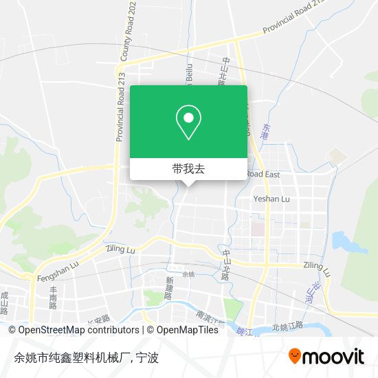 余姚市纯鑫塑料机械厂地图