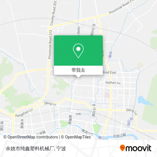 余姚市纯鑫塑料机械厂地图
