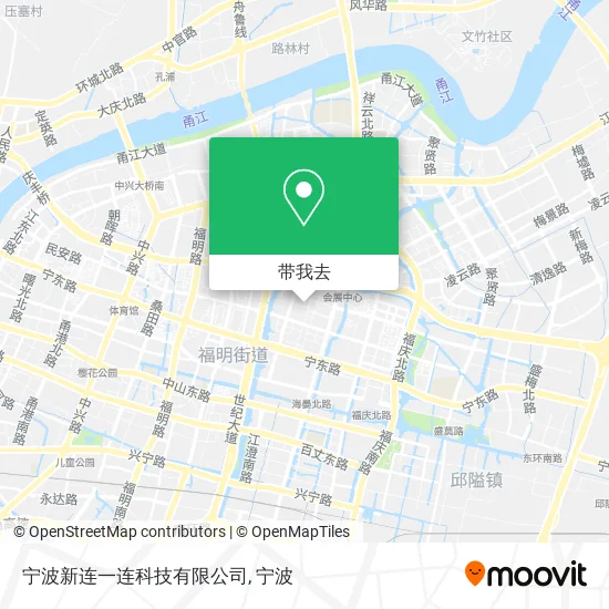 宁波新连一连科技有限公司地图