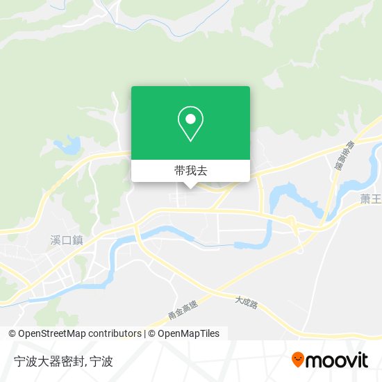 宁波大器密封地图