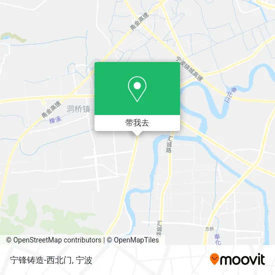 宁锋铸造-西北门地图