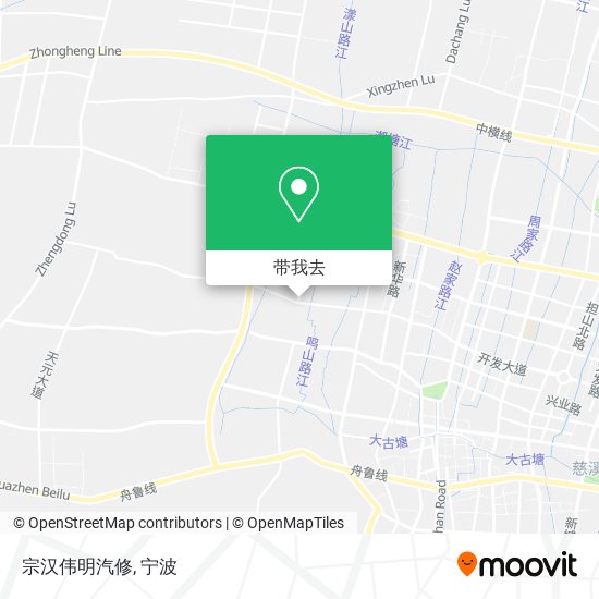 宗汉伟明汽修地图
