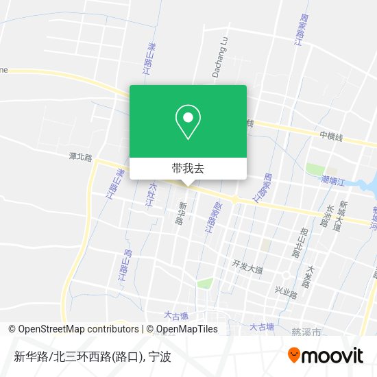 新华路/北三环西路(路口)地图