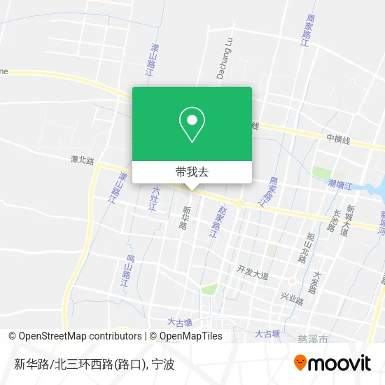 新华路/北三环西路(路口)地图