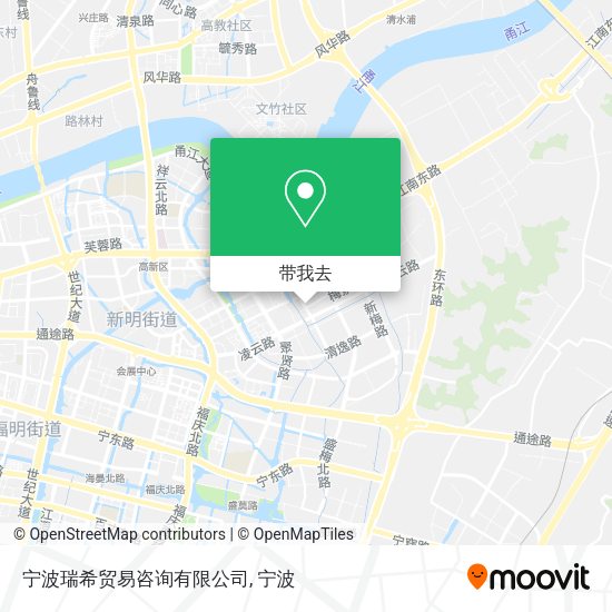 宁波瑞希贸易咨询有限公司地图