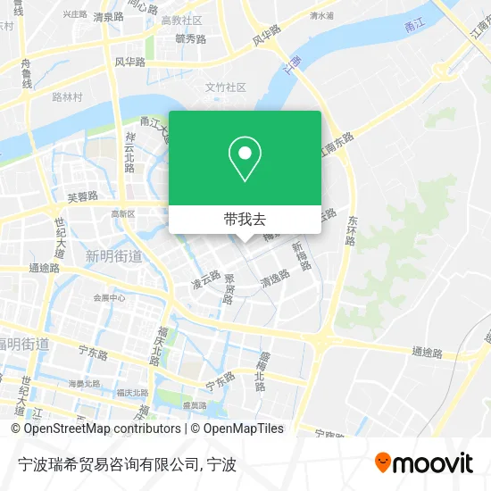 宁波瑞希贸易咨询有限公司地图