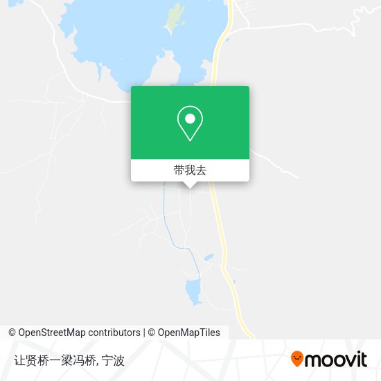 让贤桥一梁冯桥地图