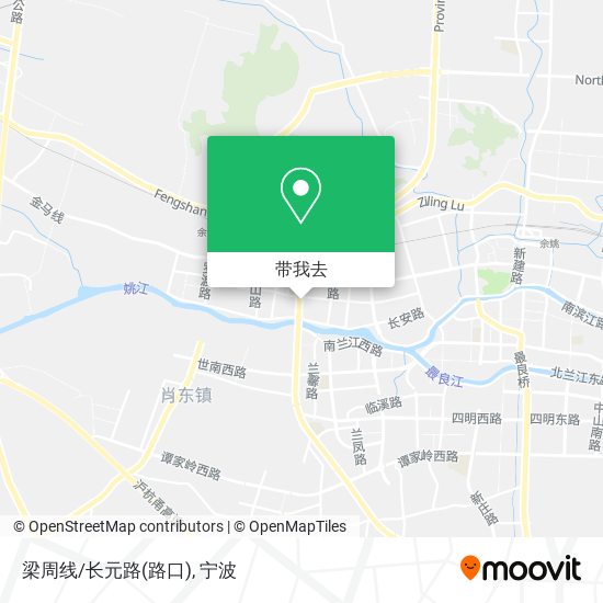 梁周线/长元路(路口)地图