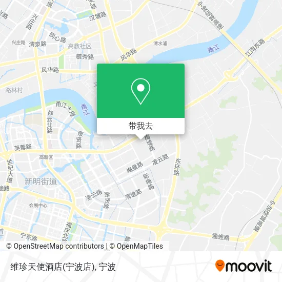 维珍天使酒店(宁波店)地图