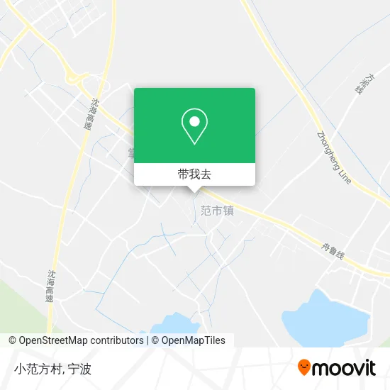 小范方村地图