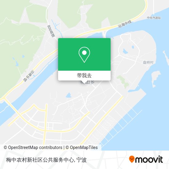 梅中农村新社区公共服务中心地图