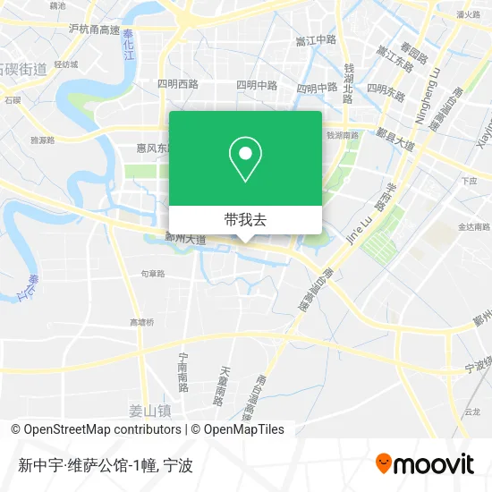新中宇·维萨公馆-1幢地图