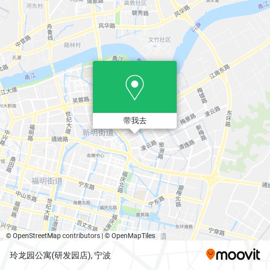 玲龙园公寓(研发园店)地图