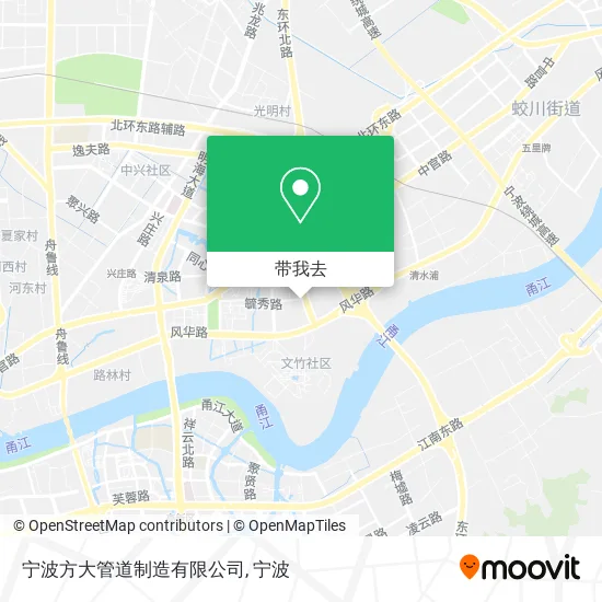 宁波方大管道制造有限公司地图