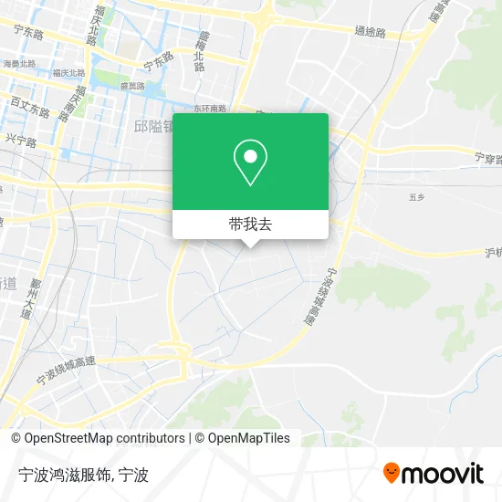 宁波鸿滋服饰地图