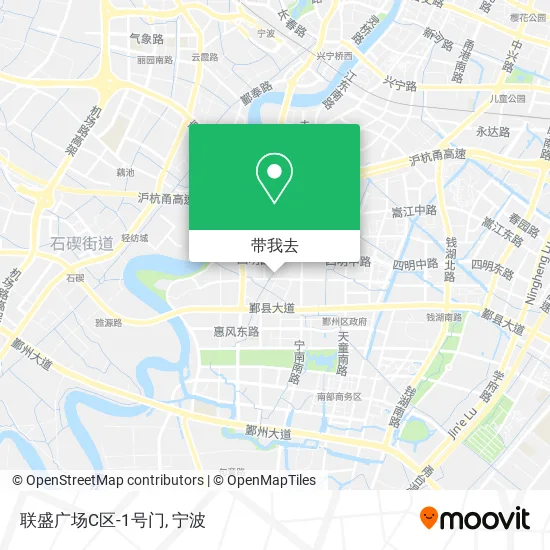 联盛广场C区-1号门地图