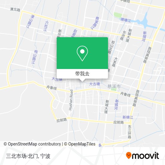 三北市场-北门地图