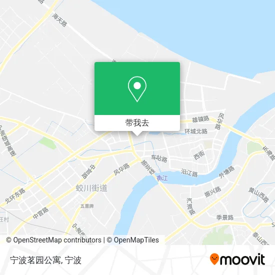 宁波茗园公寓地图
