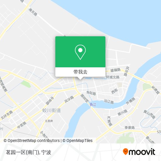 茗园一区(南门)地图