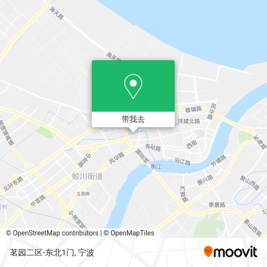 茗园二区-东北1门地图