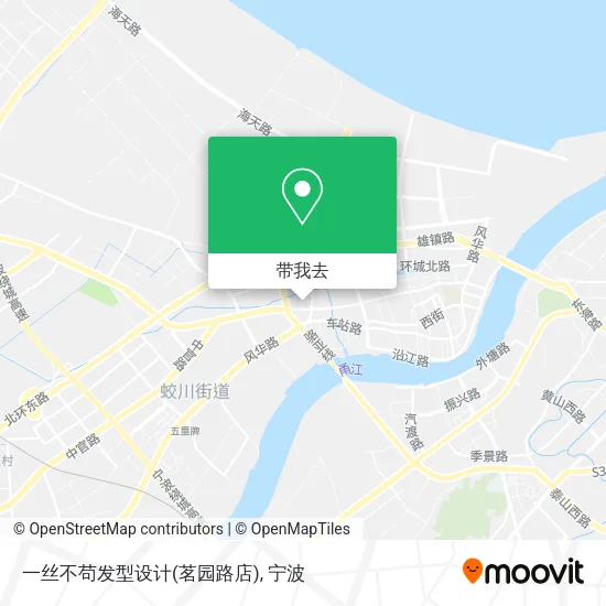 一丝不苟发型设计(茗园路店)地图
