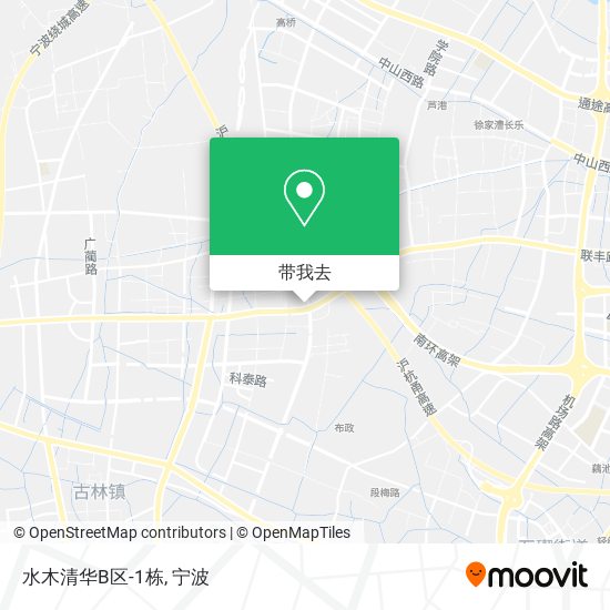 水木清华B区-1栋地图