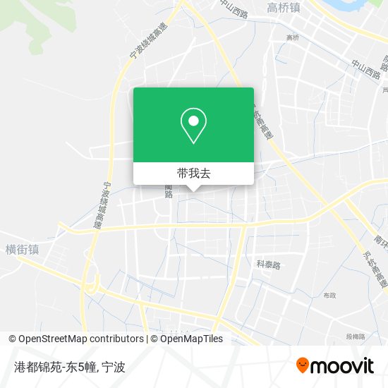 港都锦苑-东5幢地图