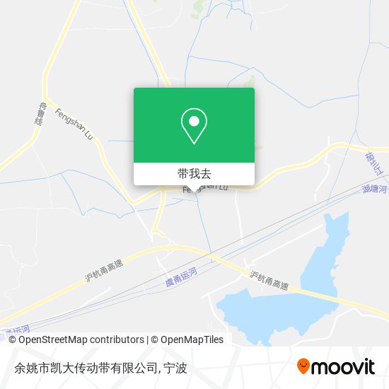 余姚市凯大传动带有限公司地图