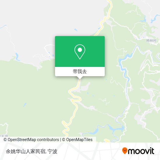 余姚华山人家民宿地图