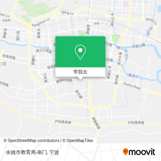 余姚市教育局-南门地图