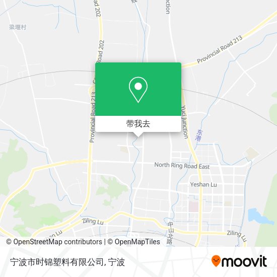 宁波市时锦塑料有限公司地图