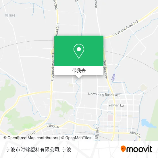 宁波市时锦塑料有限公司地图