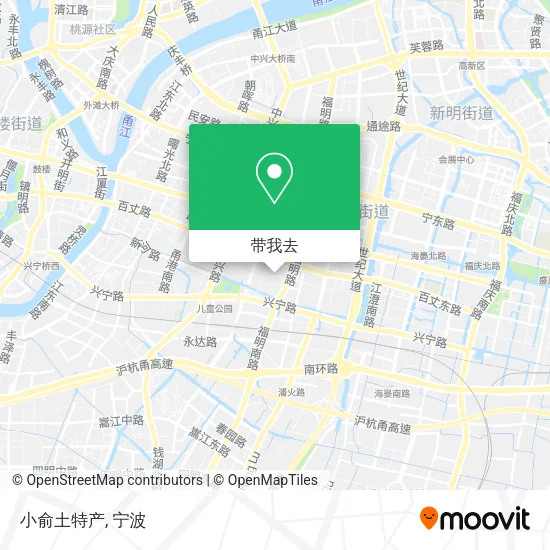 小俞土特产地图