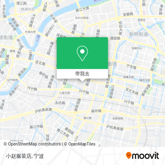 小赵服装店地图