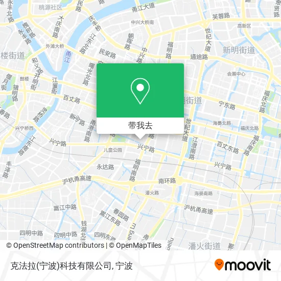 克法拉(宁波)科技有限公司地图