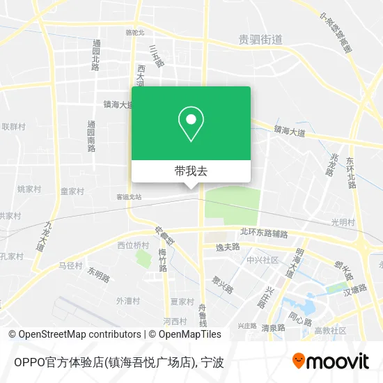 OPPO官方体验店(镇海吾悦广场店)地图