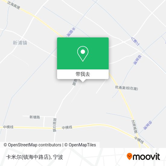 卡米尔(镇海中路店)地图