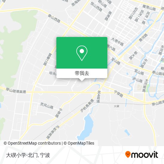 大碶小学-北门地图