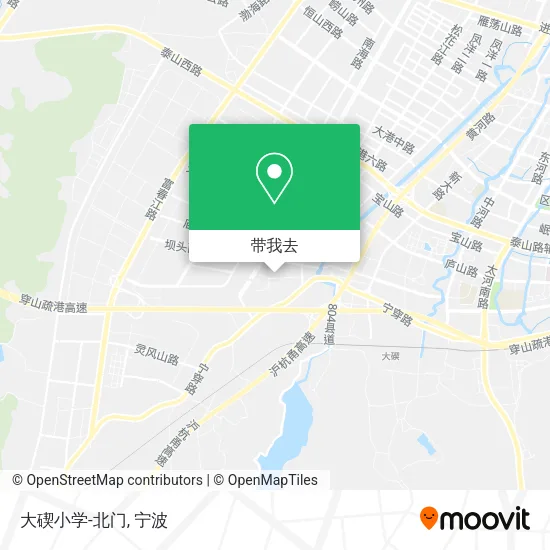 大碶小学-北门地图