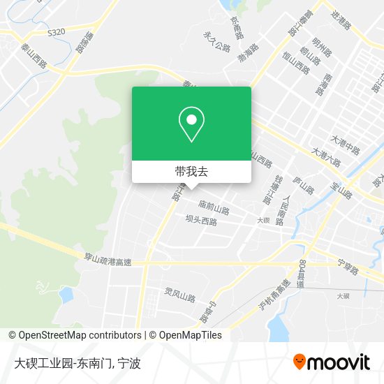 大碶工业园-东南门地图